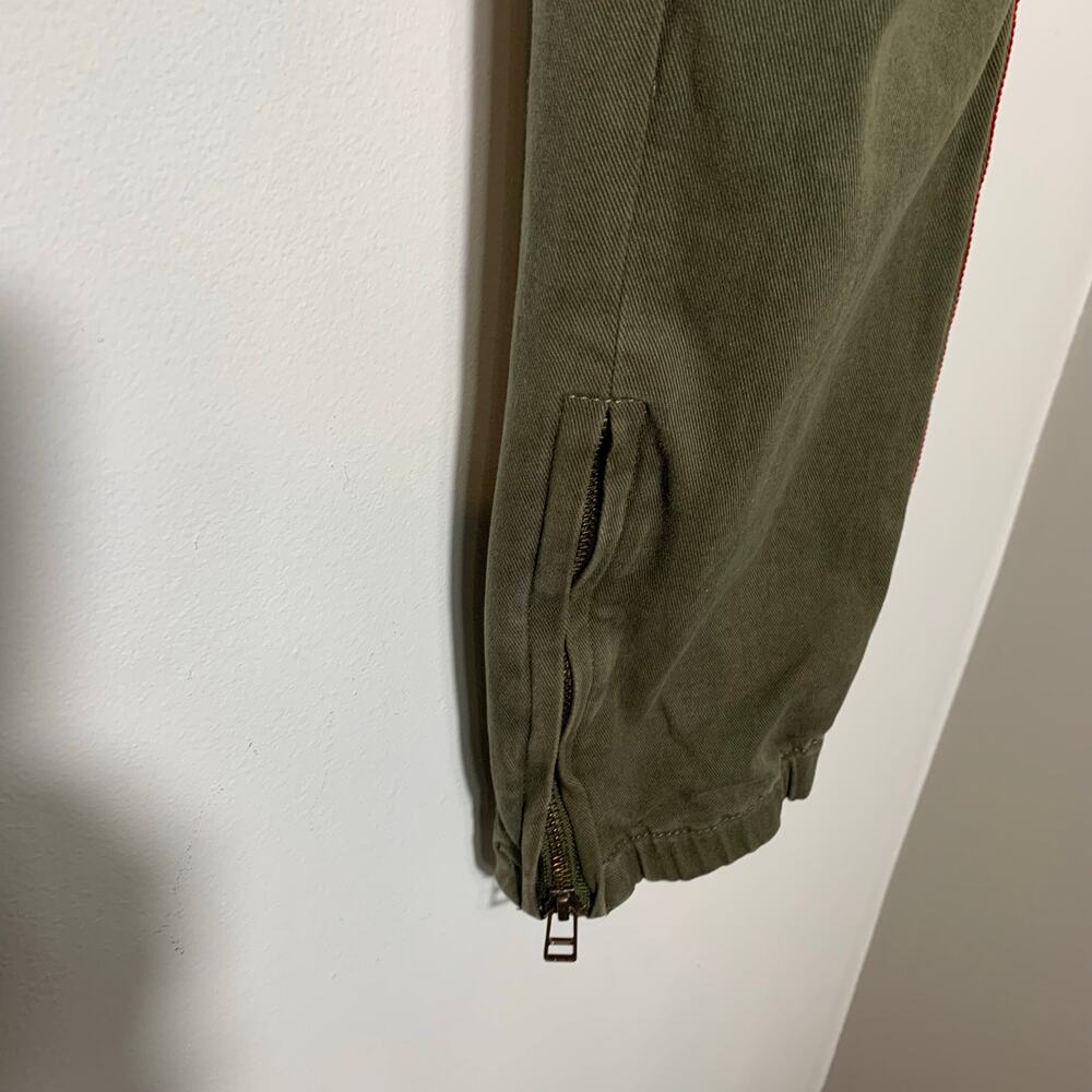 Womens Pam & Gela Utility Jogger Pants Green Size 26 EUC! - Picture 4 of 5